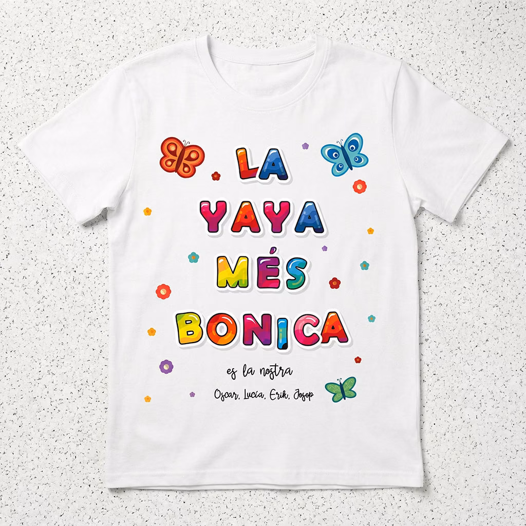 Camiseta personalizada yaya