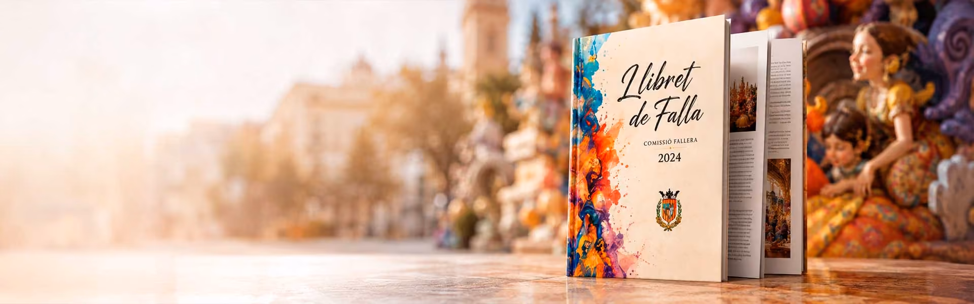 Libret de falla y libro de fiestas en Puerto de Sagunto en impresión digital.